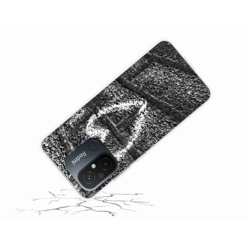 Gél borítás mmCase a Xiaomi Redmi 12C-hez - szív a falon