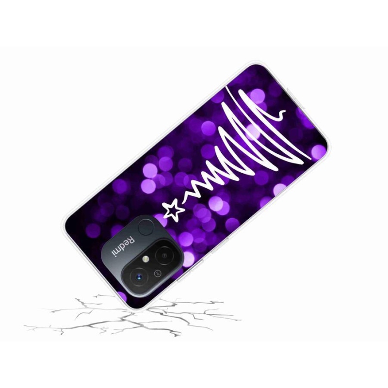 Gél borítás mmCase a Xiaomi Redmi 12C-hez - fa