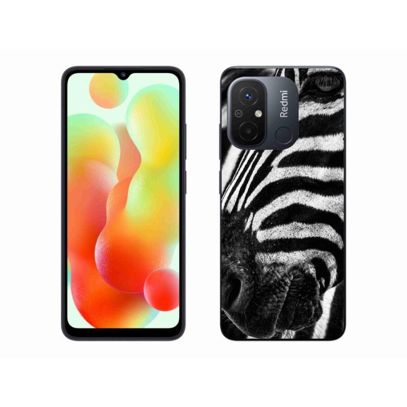 Gél borítás mmCase a Xiaomi Redmi 12C-hez - zebra