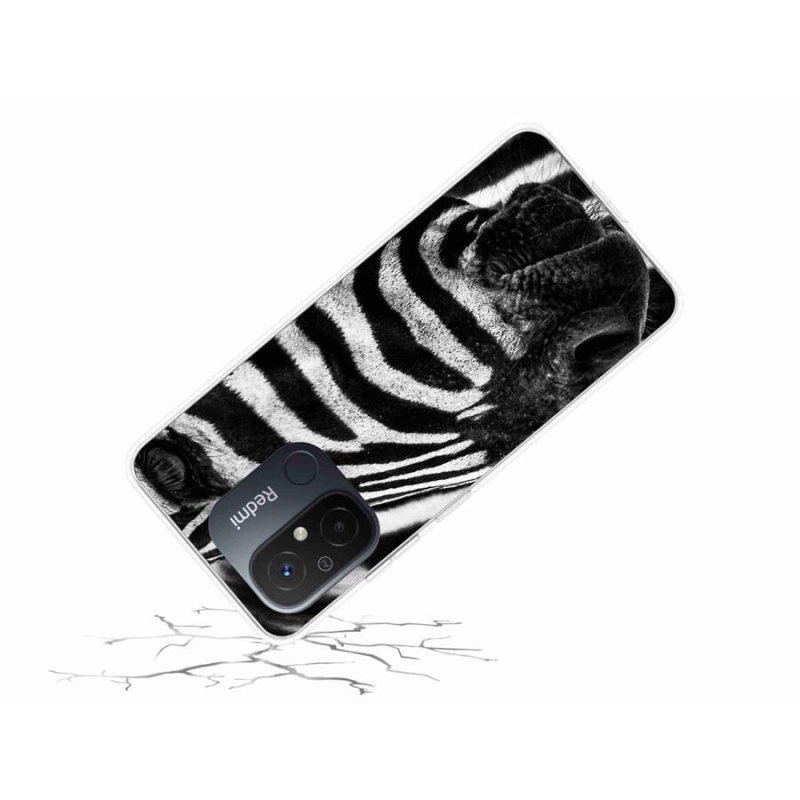 Gél borítás mmCase a Xiaomi Redmi 12C-hez - zebra