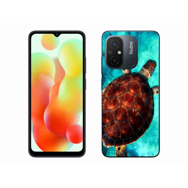 Gél borítás mmCase a Xiaomi Redmi 12C-hez - teknősbéka