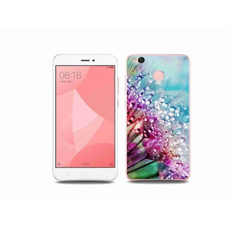 Gél borító mmCase a Xiaomi Redmi 4X-hez - színes virágok