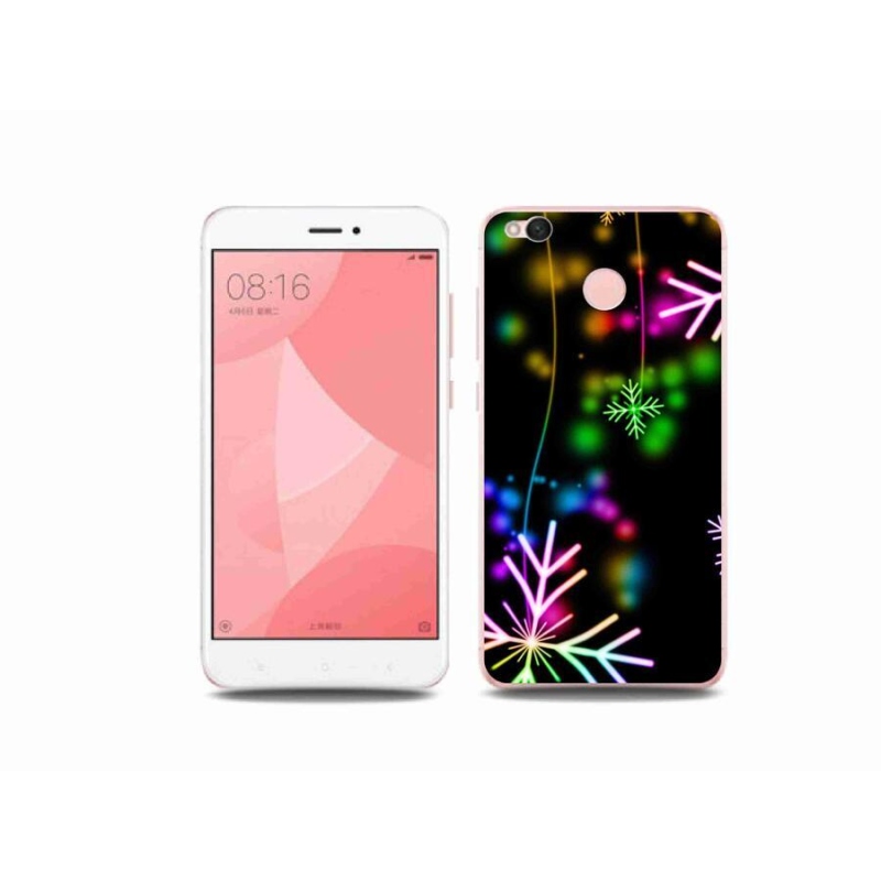 Gél borítás mmCase a Xiaomi Redmi 4X-hez - színes pelyhekkel