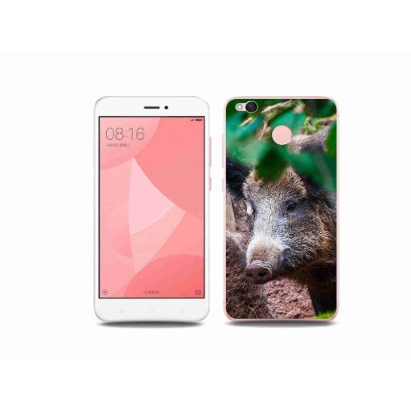 Gél borítás mmCase a Xiaomi Redmi 4X-hez - vaddisznó