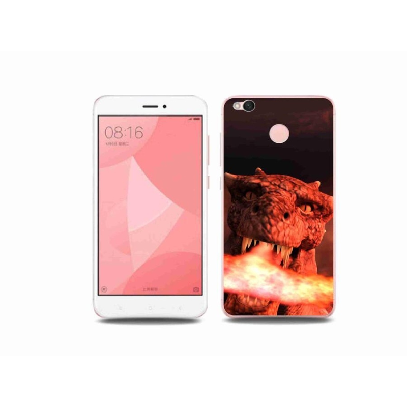 Gél borítás mmCase a Xiaomi Redmi 4X-hez - sárkány