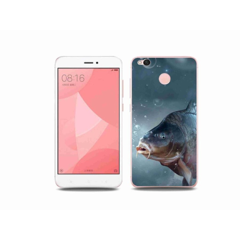 Gél borítás mmCase a Xiaomi Redmi 4X-hez - ponty és buborékok
