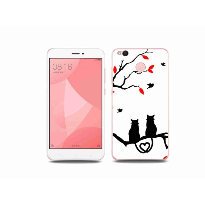 Gél borító mmCase a Xiaomi Redmi 4X-hez - macska szeretet