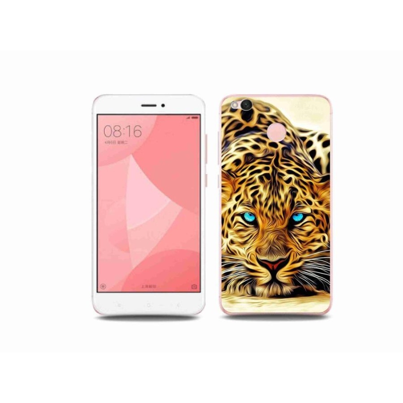 Gél borító mmCase a Xiaomi Redmi 4X-hez - rajzfilm tigris