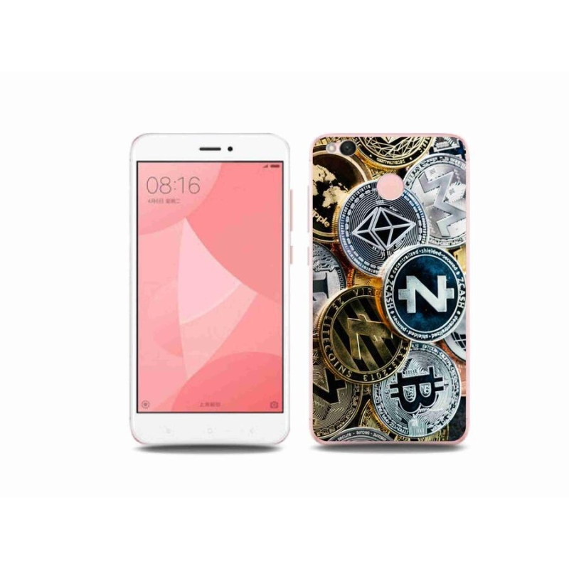 Gél borító mmCase a Xiaomi Redmi 4X számára - kriptovaluták