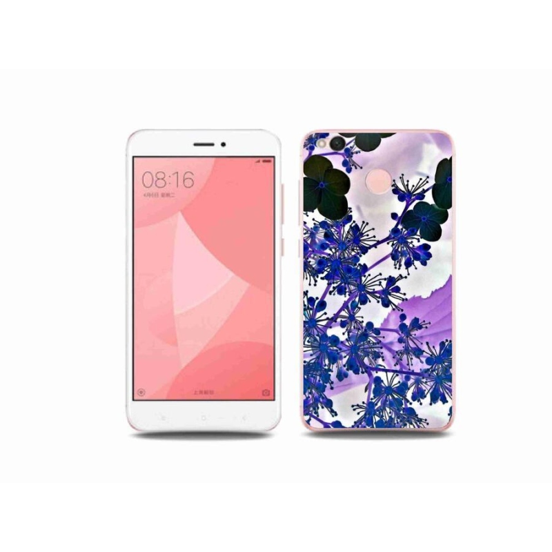 Gél borító mmCase a Xiaomi Redmi 4X-hez - hortenzia virág