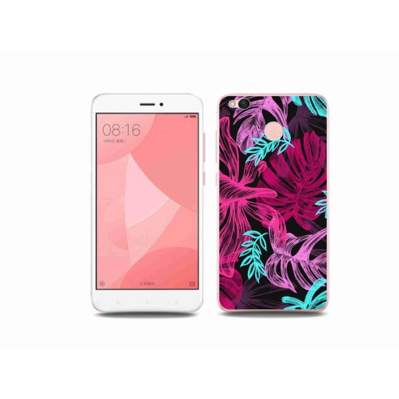 Gél borító mmCase a Xiaomi Redmi 4X-hez - virágok 1
