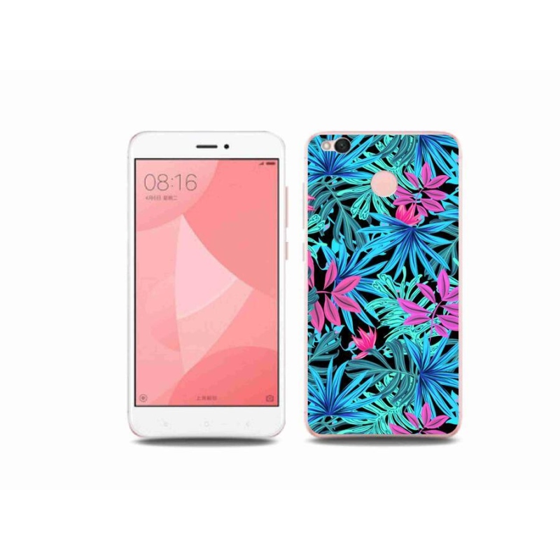 Gél borító mmCase a Xiaomi Redmi 4X-hez - virágok 3
