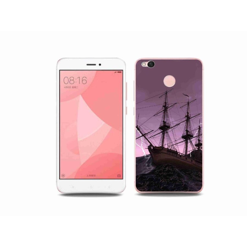 Gél borítás mmCase a Xiaomi Redmi 4X-hez - hajó a viharban