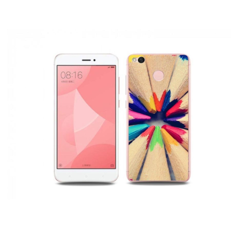 Gél borítás mmCase a Xiaomi Redmi 4X-hez - zsírkréták