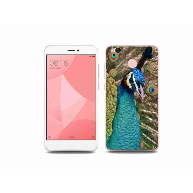 Gél borítás mmCase a Xiaomi Redmi 4X-hez - páva