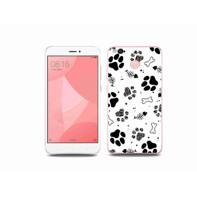 Gél borítás mmCase a Xiaomi Redmi 4X-hez - kutyamancsok 1
