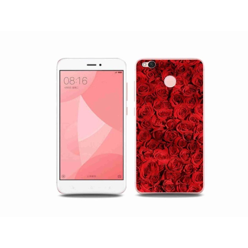 Gél borító mmCase a Xiaomi Redmi 4X-hez - rózsaszínű