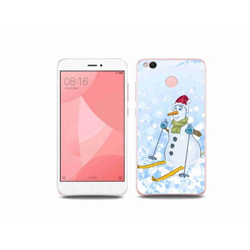 Gél borítás mmCase a Xiaomi Redmi 4X-hez - hóember