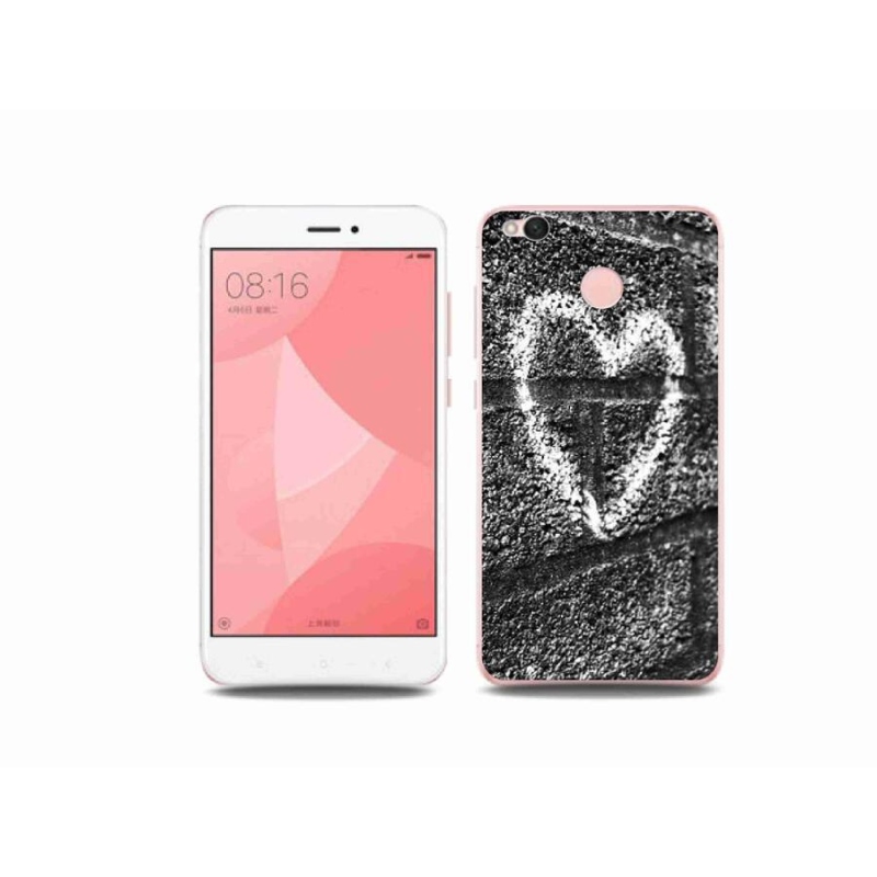 Gél borítás mmCase a Xiaomi Redmi 4X-hez - szív a falon