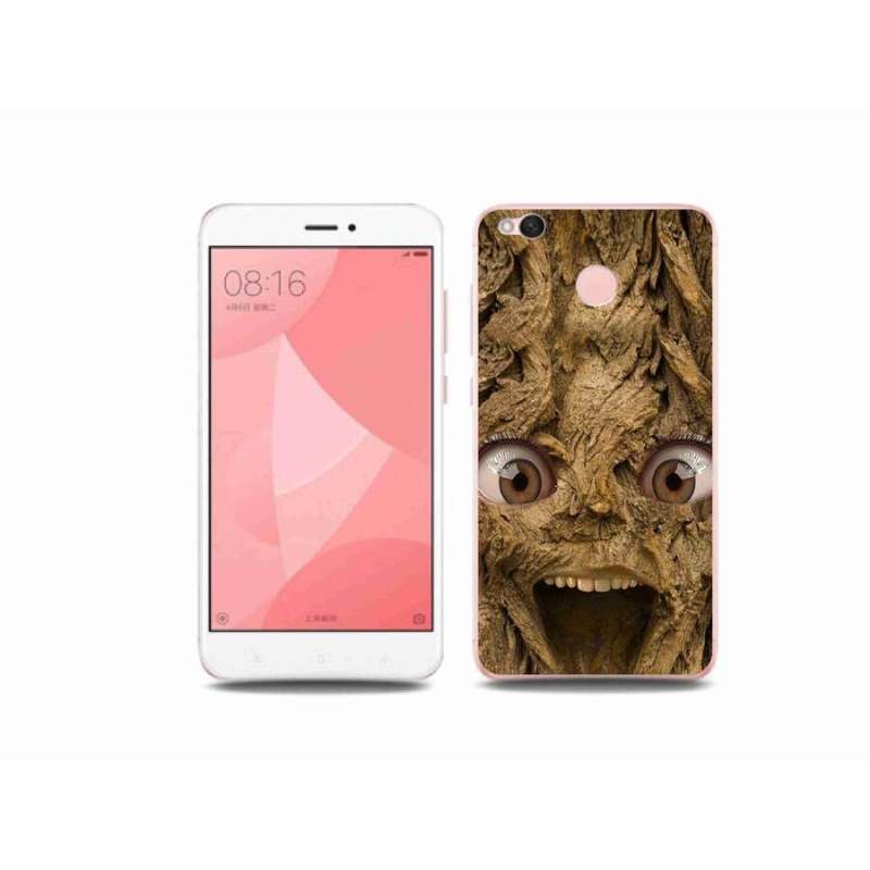 Gél borító mmCase a Xiaomi Redmi 4X-hez - vidám fa szemekkel