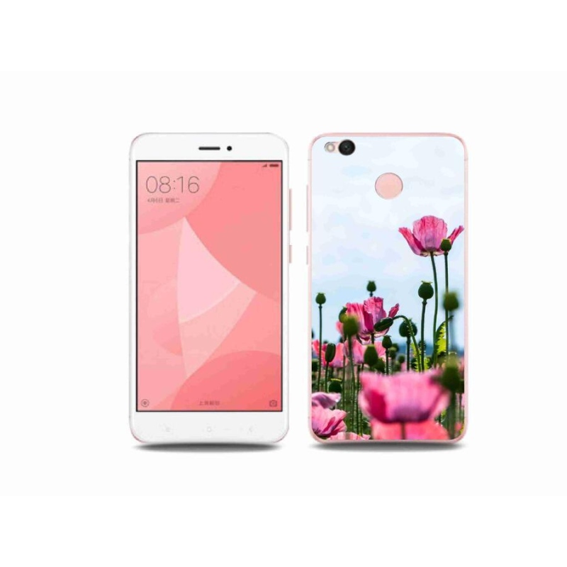 Gél borítás mmCase a Xiaomi Redmi 4X-hez - mákos