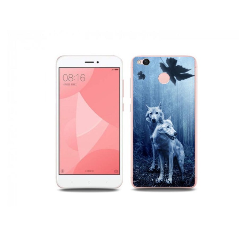 Gél borítás mmCase a Xiaomi Redmi 4X-hez - farkasok az erdőben