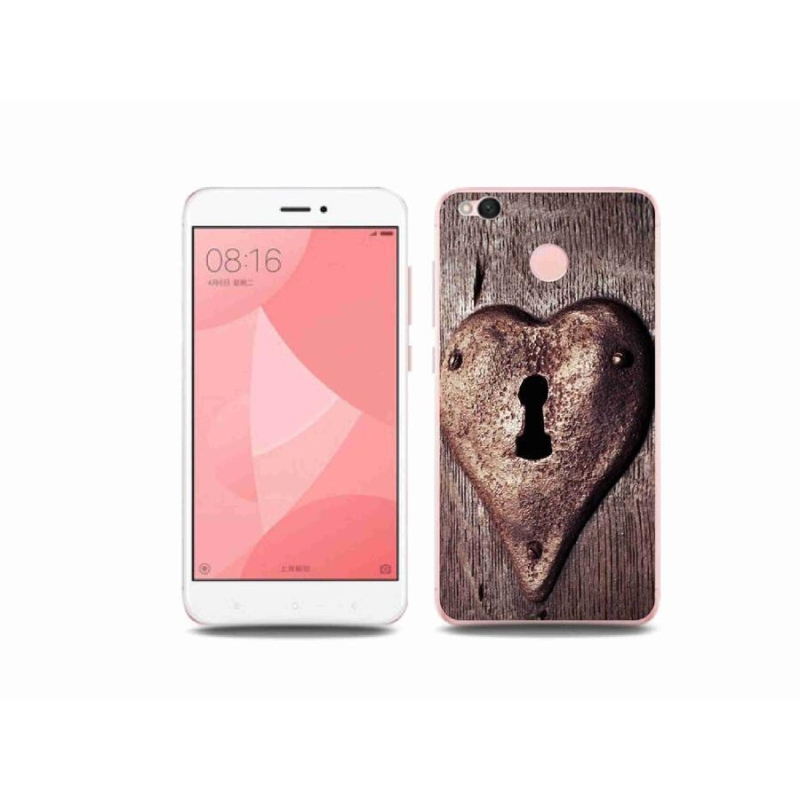 Gél borító mmCase a Xiaomi Redmi 4X-hez - szív alakú zár