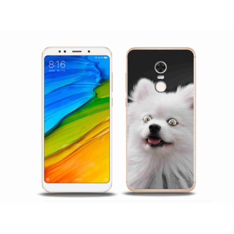 Gél borítás mmCase a Xiaomi Redmi 5 Plus számára - fehér tipp