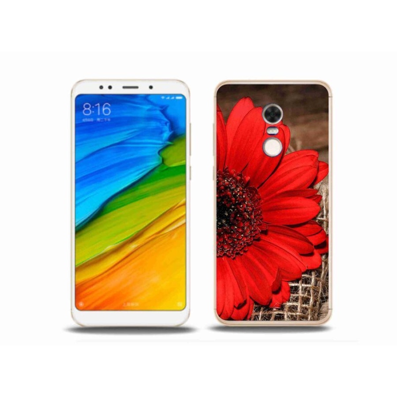 Gél borítás mmCase a Xiaomi Redmi 5 Plus számára - gerbera