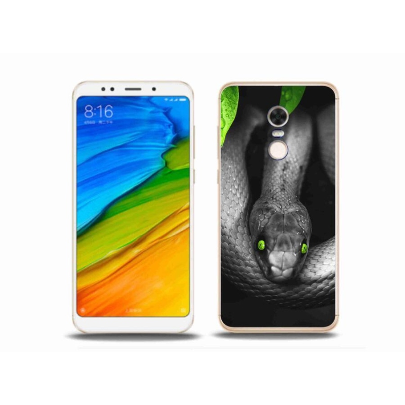 Gél borítás mmCase a Xiaomi Redmi 5 Plus számára - kígyó
