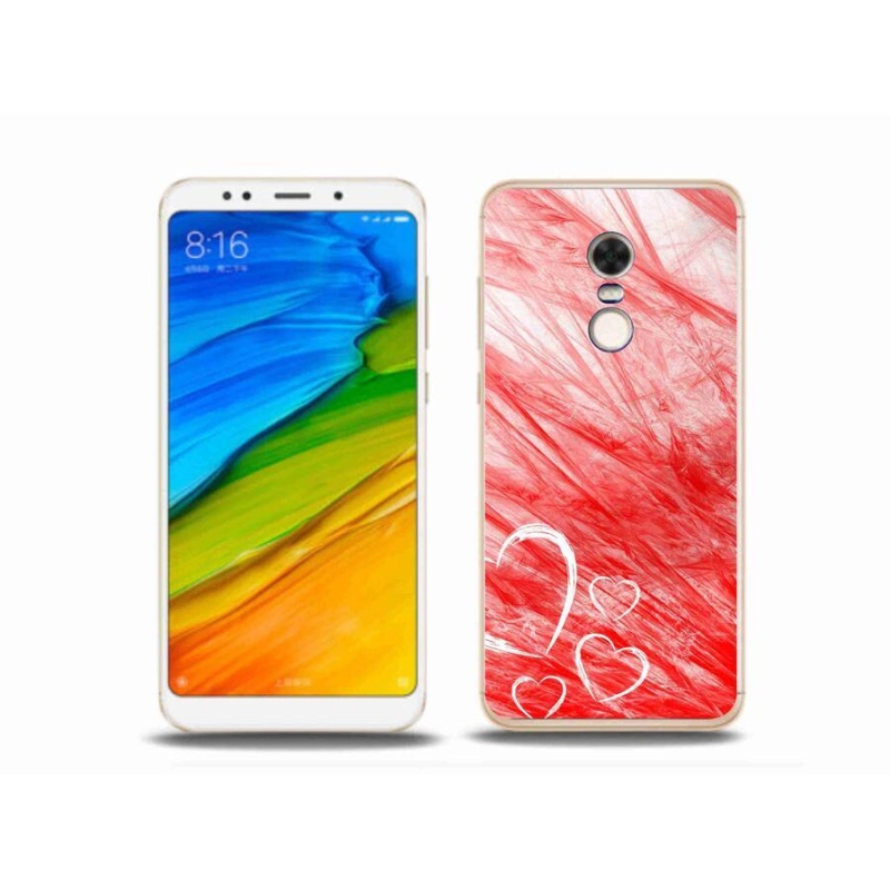 Gél borítás mmCase a Xiaomi Redmi 5 Plus számára - szív