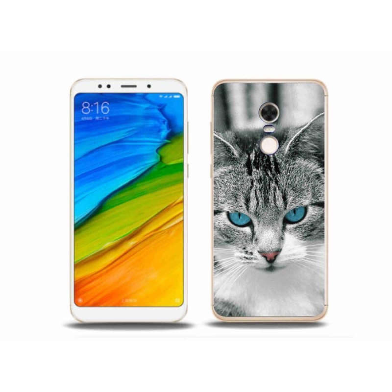 Gél borítás mmCase a Xiaomi Redmi 5 Plus számára - cat view 1