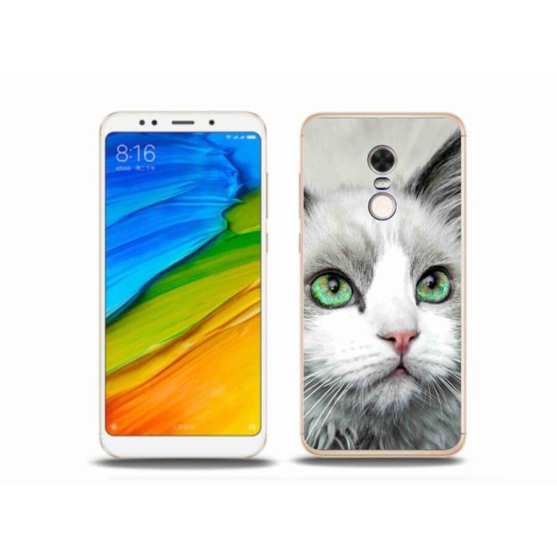 Gél borítás mmCase a Xiaomi Redmi 5 Plus számára - macska nézet