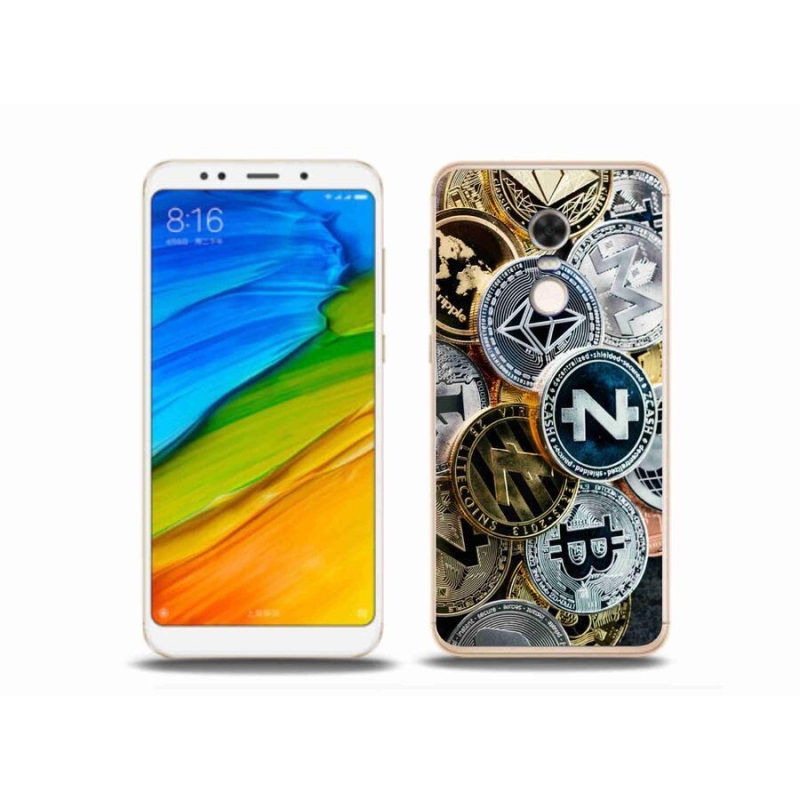 Gél borítás mmCase a Xiaomi Redmi 5 Plus számára - kriptovaluták
