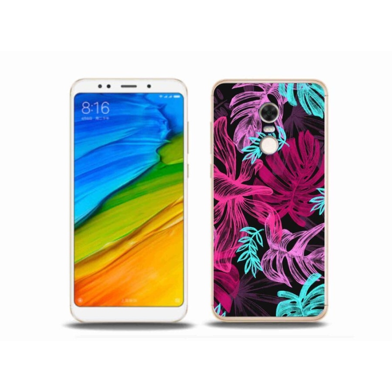 Gél borítás mmCase a Xiaomi Redmi 5 Plus számára - virágok 1
