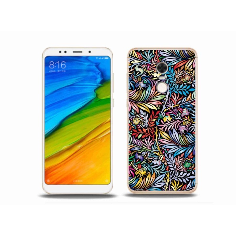 Gél borítás mmCase a Xiaomi Redmi 5 Plus számára - virágok 5