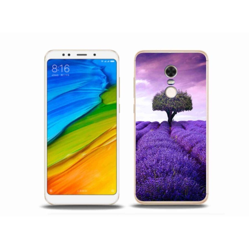 Gél borítás mmCase a Xiaomi Redmi 5 Plus készülékhez - levendula rét