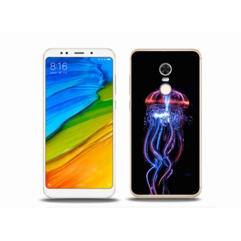 Gél borítás mmCase a Xiaomi Redmi 5 Plus számára - medúza