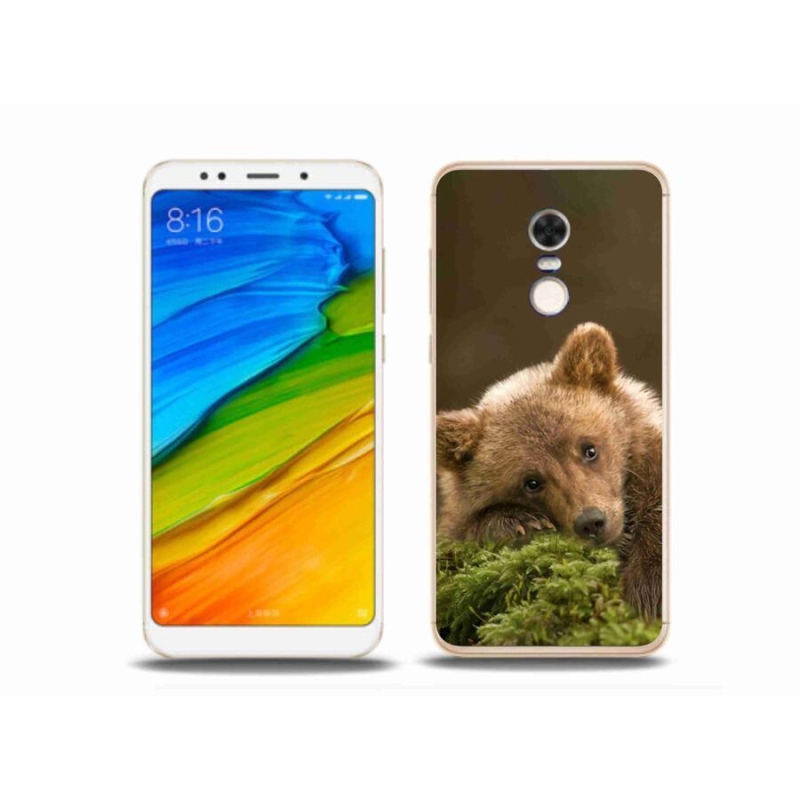 Gél borítás mmCase a Xiaomi Redmi 5 Plus számára - medve