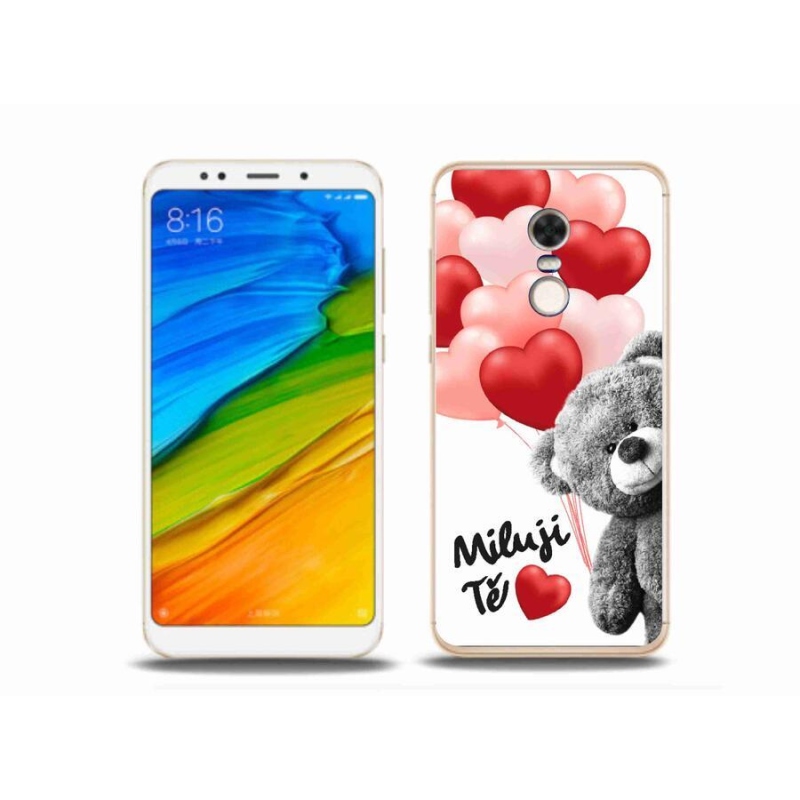 Gél borítás mmCase a Xiaomi Redmi 5 Plus számára - I love you