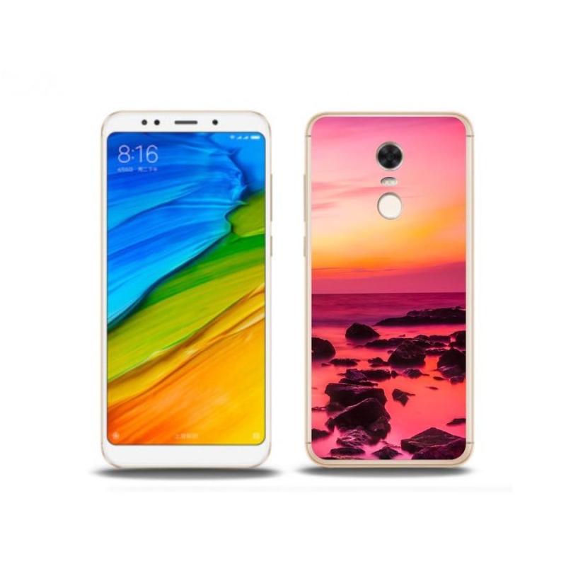 Gél borítás mmCase a Xiaomi Redmi 5 Plus számára - tenger és ragyogás