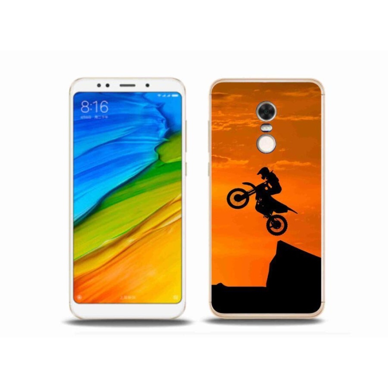 Gél borítás mmCase a Xiaomi Redmi 5 Plus-hoz - motocross