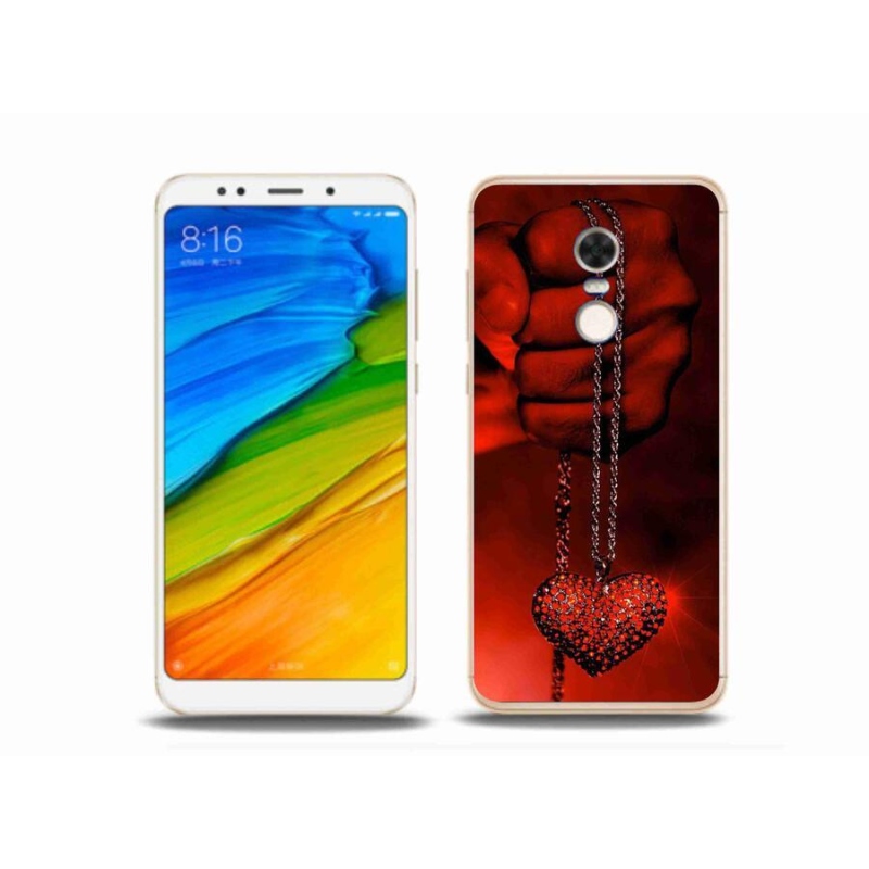 Gél borítás mmCase a Xiaomi Redmi 5 Plus számára - nyaklánc