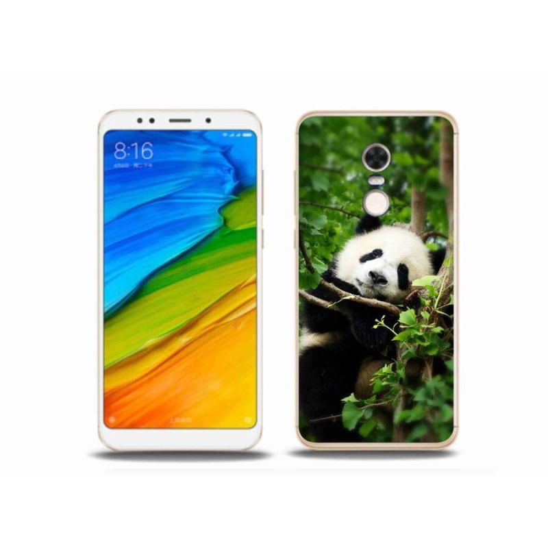 Gél borítás mmCase a Xiaomi Redmi 5 Plus számára - panda