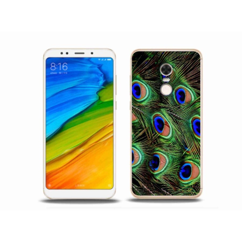 Gél borítás mmCase a Xiaomi Redmi 5 Plus számára - pávatoll