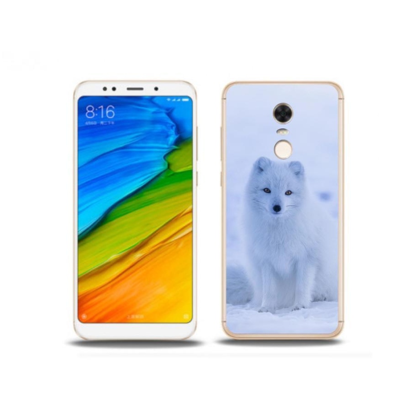 Gél borítás mmCase a Xiaomi Redmi 5 Plus számára - polár róka