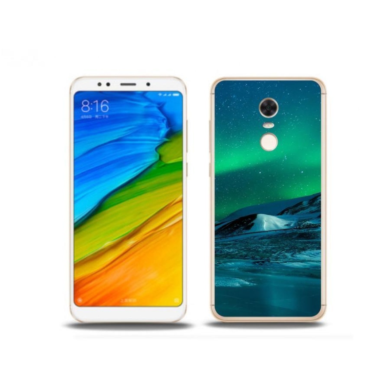 Gél borítás mmCase a Xiaomi Redmi 5 Plus-hoz - aurora borealis