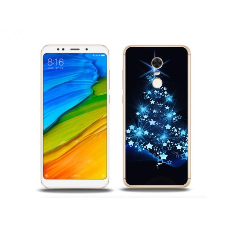 Gél borítás mmCase a Xiaomi Redmi 5 Plus számára - karácsonyfa
