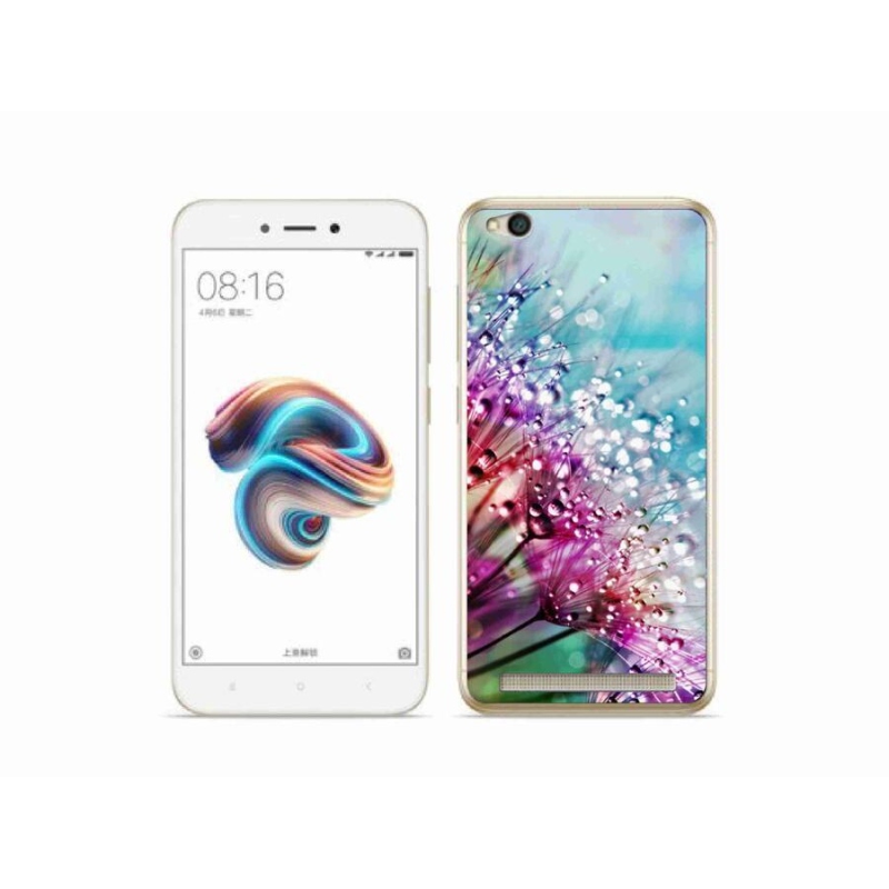 Gél borító mmCase a Xiaomi Redmi 5A számára - színes virágok