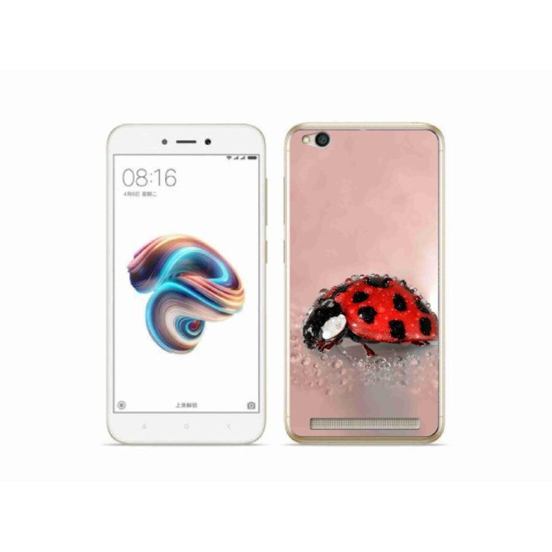 Gél borítás mmCase a Xiaomi Redmi 5A számára - katicabogár